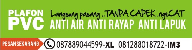  harga  pasang plafon  pvc Bandung Pemasangan Harga  Termurah 
